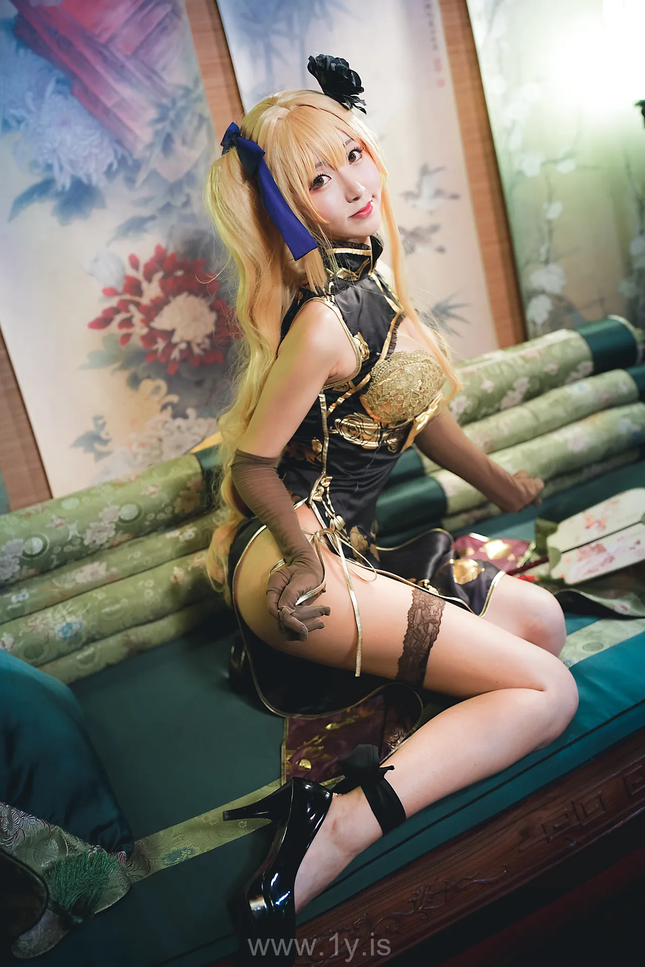 Coser@黑川 NO.018 Irresistible Asian Homebody Girl 金莲